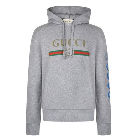 grey gucci hoodie fake|oversize sweatshirt with Gucci print.